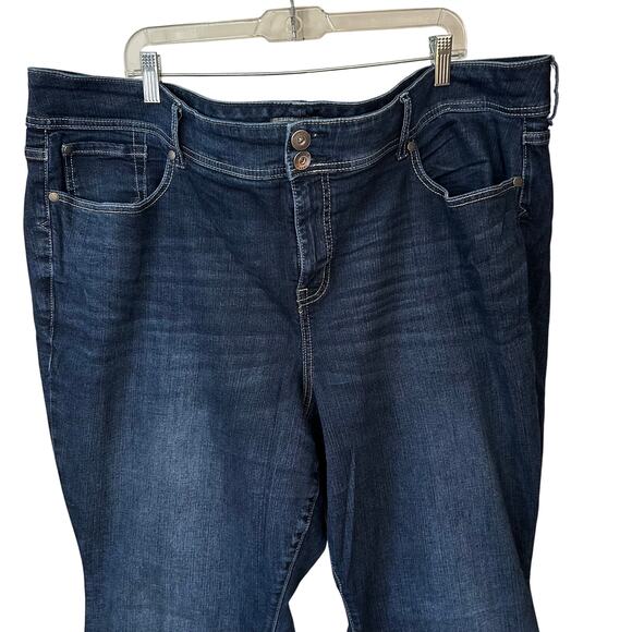 Torrid Jeans Mid Rise Flare Vintage Stretch Feel the Fit Blue Jeans Womens 26R - Picture 4 of 8